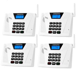 4-pack Wireless Intercom System for Home & Office